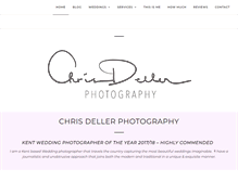 Tablet Screenshot of chrisdellerphotography.com